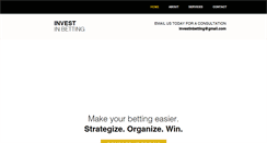 Desktop Screenshot of investinbetting.com